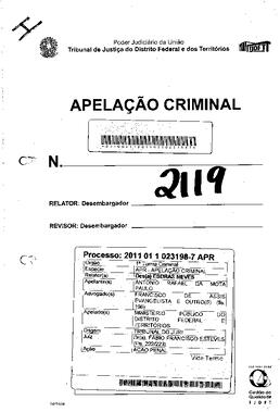 Ação Penal n. 23198-7/2011