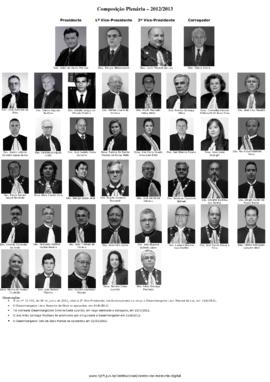 Composição Plenária 2012-2013