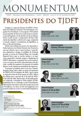 Monumentum -  Presidentes do TJDFT