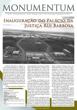 Monumentum - Inauguração do Palácio da Justiça Rui Barbosa