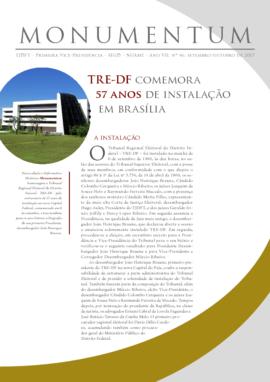 Monumentum - TRE-DF comemora 57 anos de instalação em Brasília