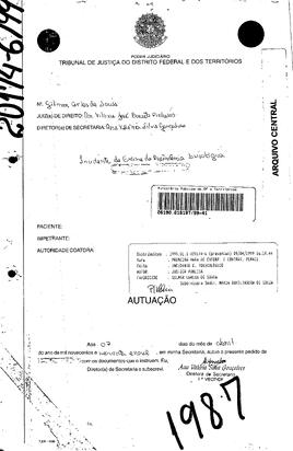 Incidente de Exame de Dependência Toxicológica n. 20174-6/1999