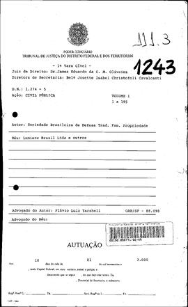 Ação Civil Pública  n. 1274-5/2000