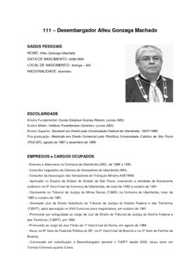 Biografia Desembargador Alfeu Gonzaga Machado