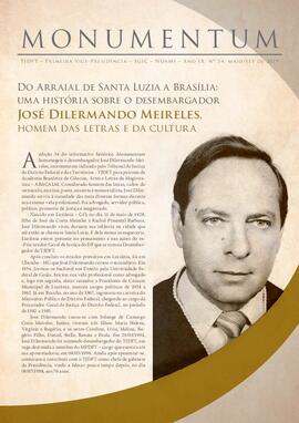 Monumentum - Do Arraial de Santa Luzia a Brasília: uma história sobre o desembargador José Dilermando Meireles, homem das letras e da cultura