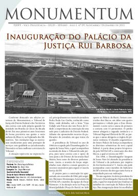 Monumentum - Inauguração do Palácio da Justiça Rui Barbosa